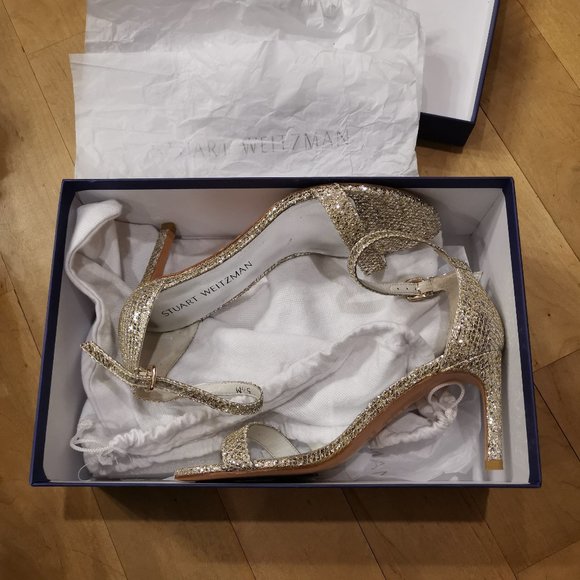 Stuart Weitzman - Glitter Heels - Picture 1 of 4